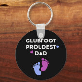 Clubfoot Proudest Vater Schlüsselanhänger (Vorderseite)