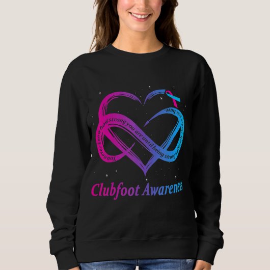 Clubfoot Warrior I'm Fine Sweatshirt (Vorderseite)