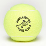 Clubname Racket Ball Logo Custom<br><div class="desc">Tennis Club Logobälle mit einem einfachen und klassischen Tennisschläger und Bälle-Design auf personalisierten Übungsbälle,  die sich perfekt für ein Schaukasten,  Geschenke,  Turnierpreise und Coach- und Trainergeschenke eignen. Großer Schlag für langjährige Mitglieder,  Freiwillige und Angestellte.</div>