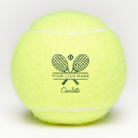 Clubname Tennis Player Green Script Personalisiert