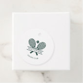 Clubname Tennis Team Green Custom hinzufügen Geschenkanhänger (Beispiel)