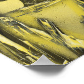 Clubs Anzug in Schwarz-Gelb Poster (Ecke)