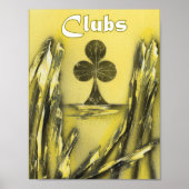 Clubs Anzug in Schwarz-Gelb Poster (Vorne)