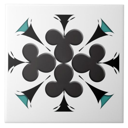 Clubs Fliese (Vorderseite)