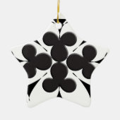 Clubs Keramik Ornament (Vorne)