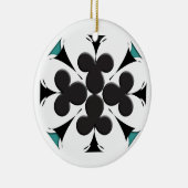 Clubs Keramik Ornament (Rechts)