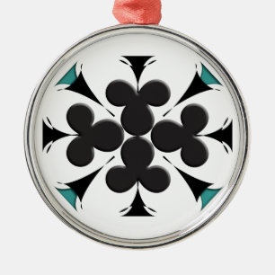 Clubs Ornament Aus Metall