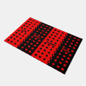 Clubs, Pik, Herz, Diamanten - cool Fußmatte (Schrägansicht)