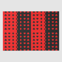 Clubs, Pik, Herz, Diamanten - cool Seidenpapier