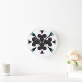 Clubs Runde Wanduhr (Zuhause)