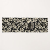 Clubsurfing Longboard Logo und Hibiskus Hawaiian Yogamatte (Vorderseite (Horizontal))