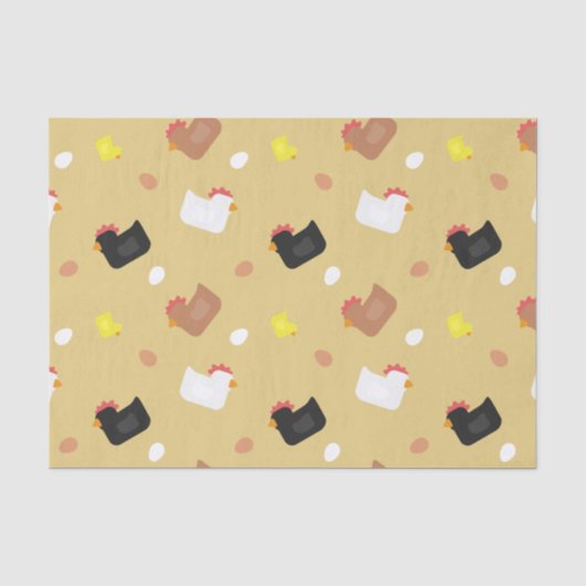 Cluck Cluck Seidenpapier (Vorderseite)