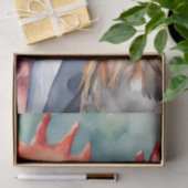 Cluck Couture: Modische Hühner in Decoupage Seidenpapier (Geschenk)