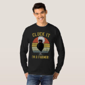 Cluck It Funny Polish Chicken Farmer T-Shirt (Vorne ganz)