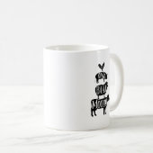 Cluck Oink Baa Moo - Chicken Pig Sheep Cow Bauer  Kaffeetasse (VorderseiteRechts)