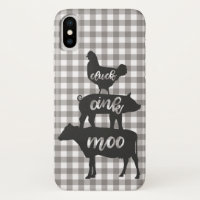 Cluck Oink Moo Hühnerkuh Schweinshuhn Bauernhof Ka