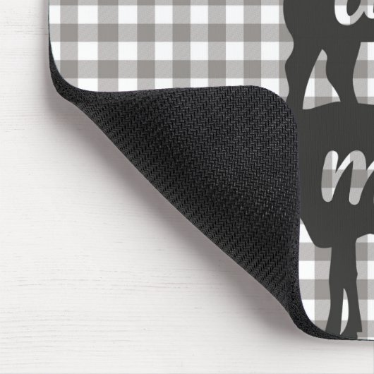 Cluck Oink Moo Hühnerkuh Schweinshuhn Bauernhof Mousepad (Ecke)