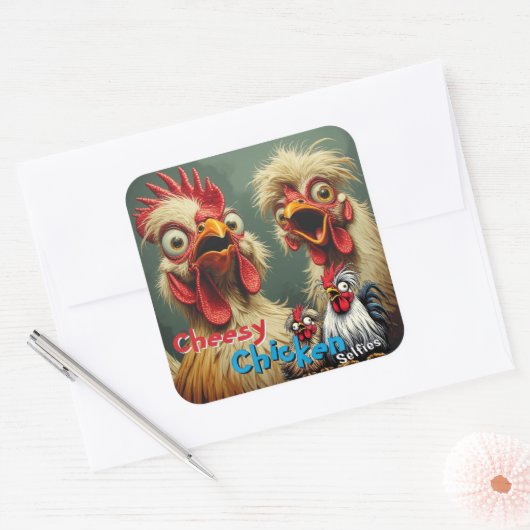  “Cluckin' Around” May & John Selfie Sticker (Umschlag)