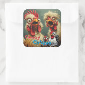  “Cluckin' Around” May & John Selfie Sticker (Tasche)