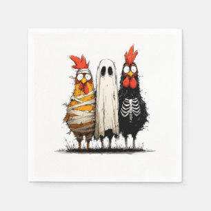 Cluckin’ Creepy Halloween Bash Serviette