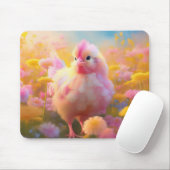 Cluckin' Cute: Das rosa Hühner-Mauspad Mousepad (Mit Mouse)