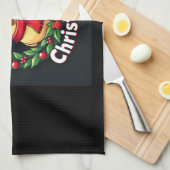 Cluckin’ fröhliches Weihnachtsgebäck Geschirrtuch (Viertel Falte)