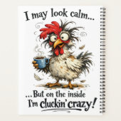 Cluckin Planer Notizbuch (Rückseite)
