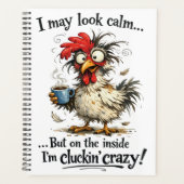 Cluckin Planer Notizbuch (Vorderseite)