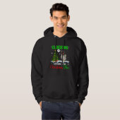 Clucking Around Christmas Tree Santa Reindeer Chic Hoodie (Vorne ganz)