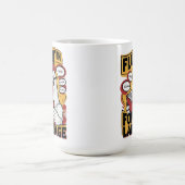 Clucky Scholar Fluent in der Sprache der Vögel Kaffeetasse (Mittel)