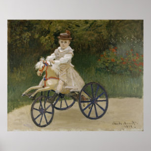 Clude Monet - Jean Monet auf seinem Hobby-Pferd 18 Poster