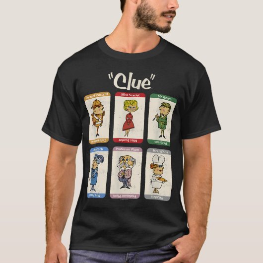 Clue Retro Charakter-Box T-Shirt (Vorderseite)