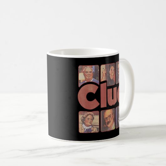 Clue-Zeichen von 1986 Kaffeetasse (VorderseiteRechts)