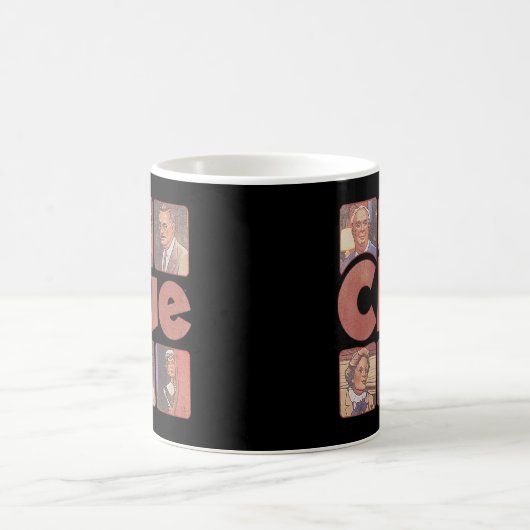 Clue-Zeichen von 1986 Kaffeetasse (Mittel)
