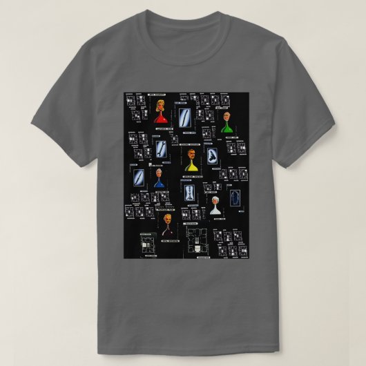 Cluedo wiederholen T-Shirt (Design vorne)