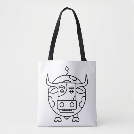 Clueless Bull _ Tote Bag Tasche (Vorderseite)