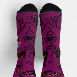 Clueless Bunny Crew Socks Socken