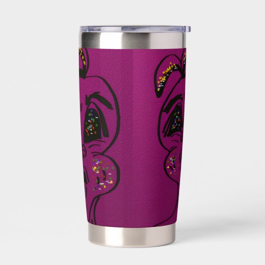 Clueless Bunny  Thermobecher (Links)