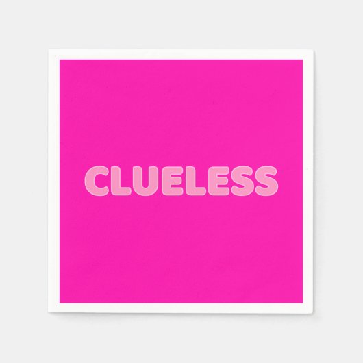 Clueless I Serviette (Vorderseite)