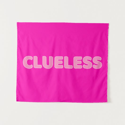 Clueless I Wandteppich (Vorderseite (Horizontal))