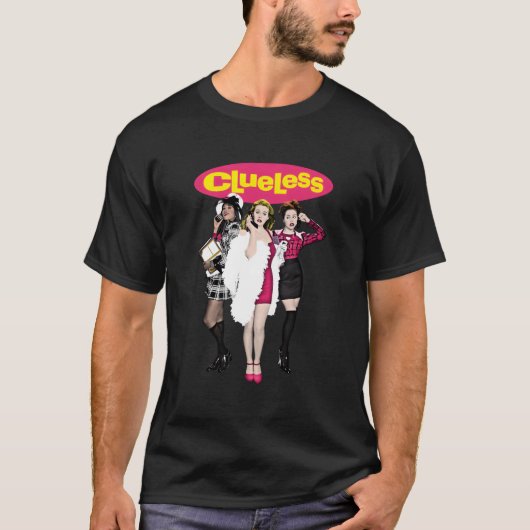 Clueless Vintage Poster T-Shirt (Vorderseite)