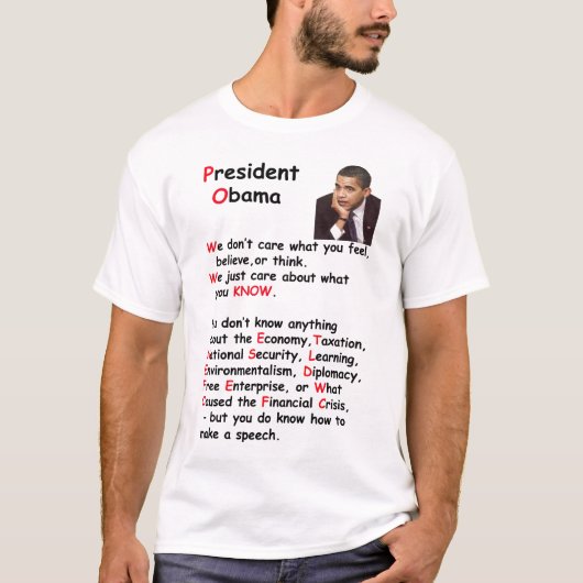 CluelessObama T-Shirt (Vorderseite)