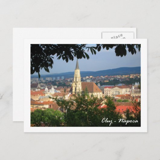 Cluj-Napoca Postkarte (Vorne/Hinten)