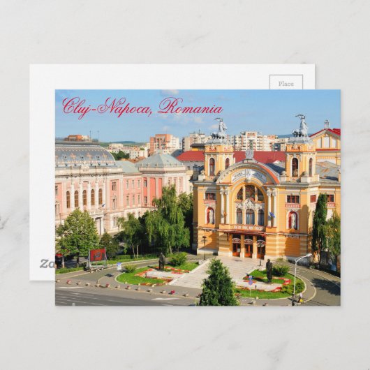 Cluj-Napoca, Rumänien Postkarte (Vorne/Hinten)