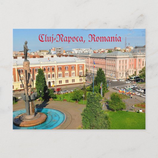 Cluj-Napoca, Rumänien Postkarte (Vorderseite)
