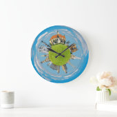 Cluj napoca Stadt romania Kleiner Planet Sehenswür Große Wanduhr (Zuhause)