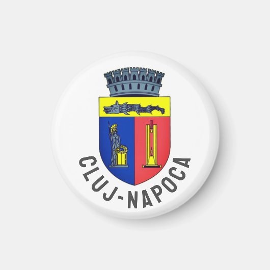 Cluj-Napoca Wappen, Rumänien Magnet (Vorne)