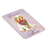 Clumber Spanel Heart Mama Magnet (Rechte Seite)