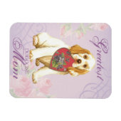 Clumber Spanel Heart Mama Magnet (Horizontal)