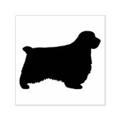 Clumber Spanel Hunde Silhouette Permastempel (Design)